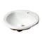 Alfi Brand ALFI brand ABC802 White 21" Round Drop In Ceramic Sink with Faucet Hole ABC802 - alternate 2